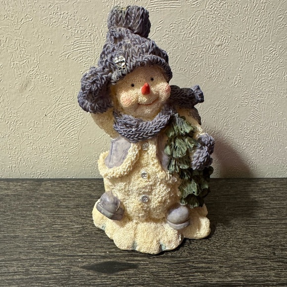 Vintage K’s Collection Holiday Snowman Christmas House Decor Farmhouse Rustic - Picture 1 of 3